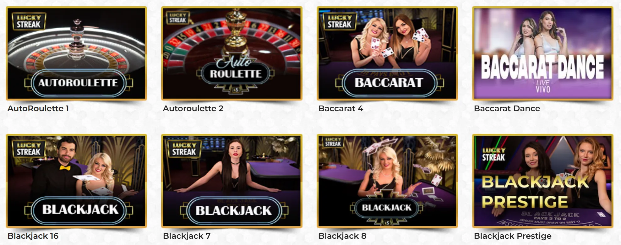 Casino en direct avec croupiers professionnels